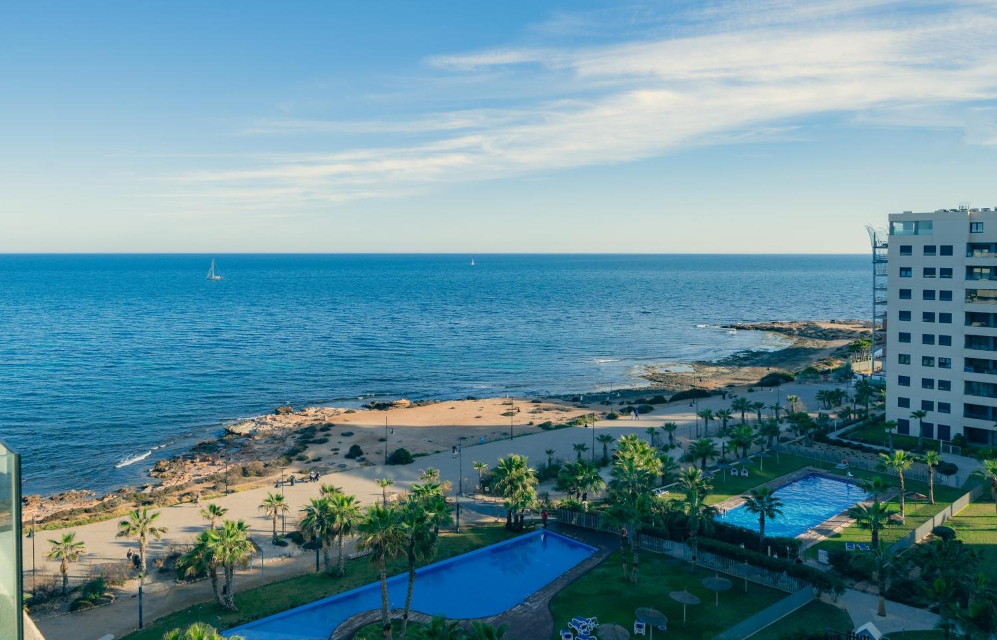 Apartamento Premium Con Jacuzzi Y Vistas Al Mar En Punta Prima, Torrevieja By Rentalole Exteriör bild